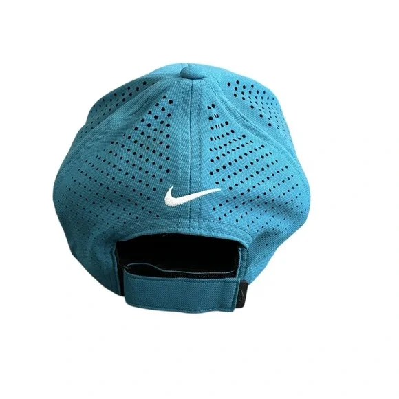 Nike Legacy91 Dri-Fit Adjustable Hat Embroidered Swoosh Men Women Teal Golf - Picture 5 of 13